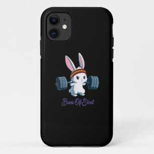 Case-Mate iPhone Case Buns of Ness Rabbit Bunny Lover Gym entraînement D