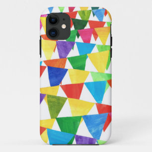 Etui iPhone Case-Mate Bunting festif, drapeaux colorés, fond blanc