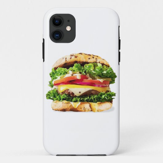 Coques Case-Mate iPhone Burger (Dos)