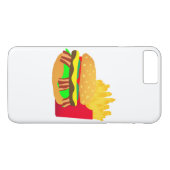 Coques Case-Mate iPhone Burger et frites (Dos (Horizontal))