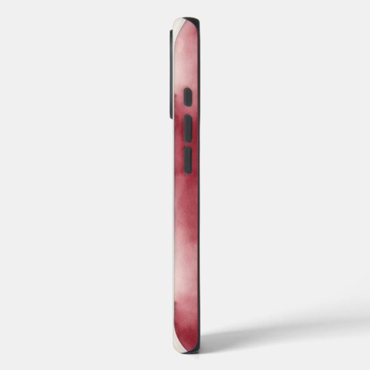 Coques Case-Mate iPhone Burgundy Crème rayures (Verso / Gauche)