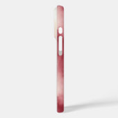 Coques Case-Mate iPhone Burgundy Crème rayures Papillon (Verso / Gauche)