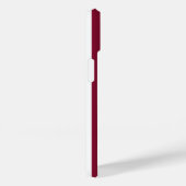 Coques Case-Mate iPhone Burgundy et blanc rayures de bonbons (Verso / Droite)