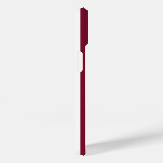 Coques Case-Mate iPhone Burgundy et blanc rayures de bonbons (Verso / Droite)