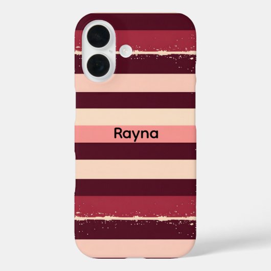 Coques Case-Mate iPhone Burgundy et roses Grunpes (Verso)