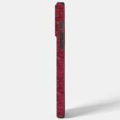 Coques Case-Mate iPhone Burgundy Paisley (Verso / Gauche)