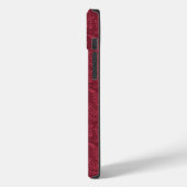 Coques Case-Mate iPhone Burgundy Paisley (Verso / Gauche)