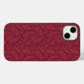 Coques Case-Mate iPhone Burgundy Paisley (Verso (horizontal))