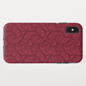 Coques Case-Mate iPhone Burgundy Paisley (Dos (Horizontal))