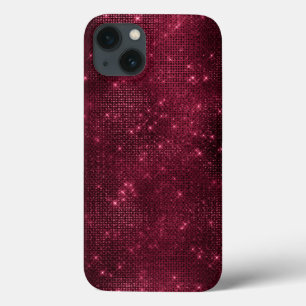 Case-Mate iPhone Case Burgundy Sparkle Parties scintillant Fille Glam