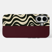 Coques Case-Mate iPhone Burgundy Split Phone Case (Verso (horizontal))