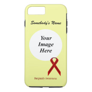 Coques Pour iPhone Burgundy Standard Ribbon Tmpl par Kenneth Yoncich