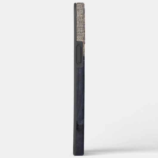 Coques Case-Mate iPhone Burlap rustique et bois avec devis (Verso / Droite)