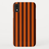 Coques Case-Mate iPhone Burnt Orange Stripes Retro Style Personnaliser Cec (Dos)