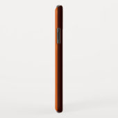 Coques Case-Mate iPhone Burnt Orange Stripes Retro Style Personnaliser Cec (Dos/Droite)