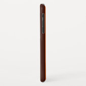 Coques Case-Mate iPhone Burnt Orange Stripes Retro Style Personnaliser Cec (Dos/Gauche)