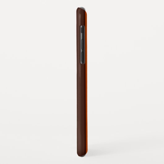 Coques Case-Mate iPhone Burnt Orange Stripes Retro Style Personnaliser Cec (Dos/Gauche)