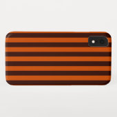 Coques Case-Mate iPhone Burnt Orange Stripes Retro Style Personnaliser Cec (Dos (Horizontal))