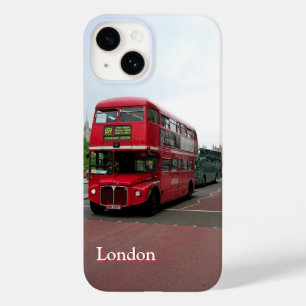 Coque Pour iPhone 14 Bus à deux étages de Londres Customisé