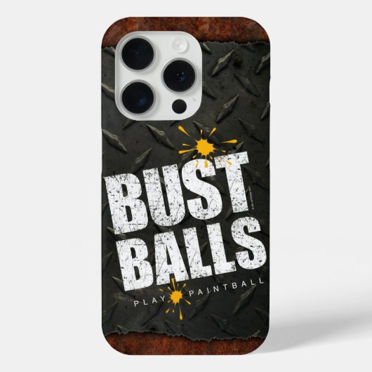 Coques Case-Mate iPhone Bust Bust Balls de Painball (Verso)