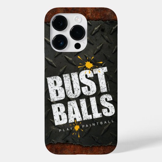 Coques Case-Mate iPhone Bust Bust Balls de Painball (Verso)