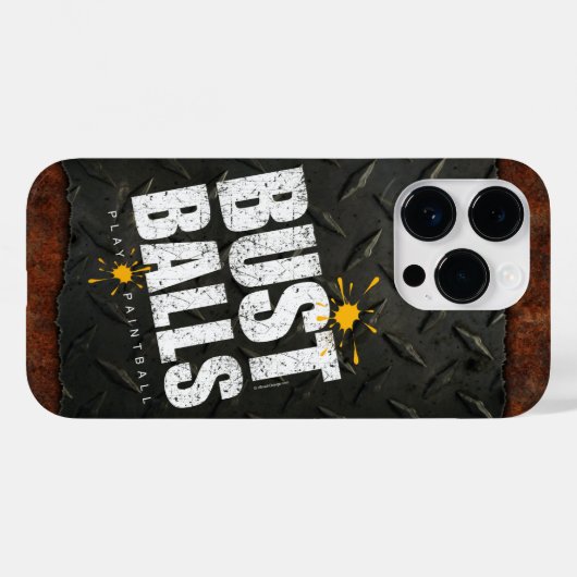 Coques Case-Mate iPhone Bust Bust Balls de Painball (Verso (horizontal))