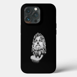Case-Mate iPhone Case Buste en marbre gréco-romain Classique Noir et Bla