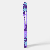 Coques Case-Mate iPhone Butterflibiscus Hibiscus hawaïen Papillon pourpre (Verso / Gauche)