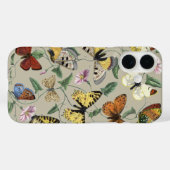 Coques Case-Mate iPhone Butterflies & Moths Nature Illustration Collection (Verso (horizontal))