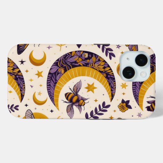 Coques Case-Mate iPhone Buzz céleste (Verso (horizontal))