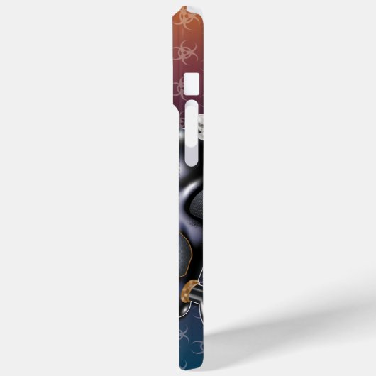 COQUES Case-Mate iPhone BW ! AVERTISSEMENT BIOHAZARD ! CRÂNE (Verso / Gauche)