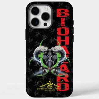 COQUES iPhone 16 PRO MAX BW ! AVERTISSEMENT BIOHAZARD ! CRÂNE