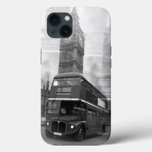 Etui iPhone Case-Mate BW Black & White London Bus & Big Ben