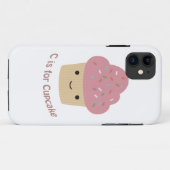 Coques Case-Mate iPhone C est pour cupcake (Dos (Horizontal))