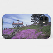 Coques Case-Mate iPhone CA, Crescent City, phare de Battery Point avec (Dos (Horizontal))