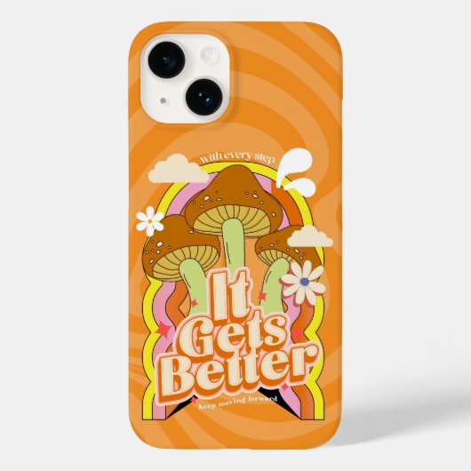 Coques Case-Mate iPhone Ça devient mieux | Good Vibes et sensations Super (Verso)