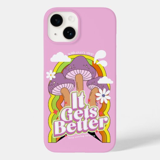 Coques Case-Mate iPhone Ça devient mieux | Good Vibes et sensations Super (Verso)