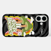 Coques Case-Mate iPhone Ça devient mieux | Personnalisation de Good Vibes  (Verso (horizontal))