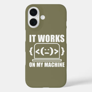 Coques iPhone 16 Ça fonctionne sur ma machine Drôle de codeur et pr