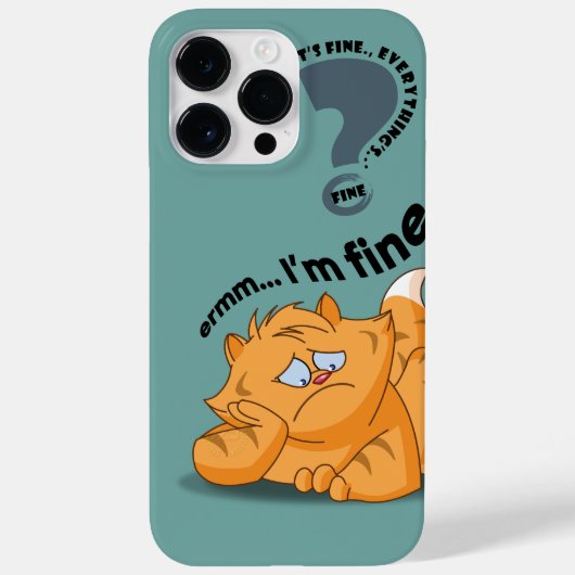 Coques Case-Mate iPhone Ça va, je vais bien, Tout va bien (Verso)