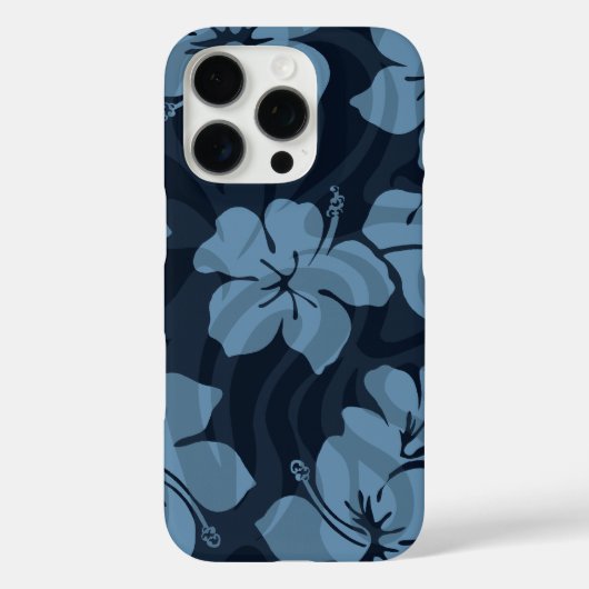 Coques Case-Mate iPhone Cabine de sucre Hibiscus Hawaïen bleu (Verso)