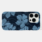 Coques Case-Mate iPhone Cabine de sucre Hibiscus Hawaïen bleu (Verso (horizontal))