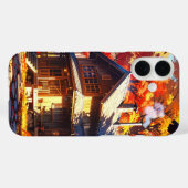Coques Case-Mate iPhone Cabine forestier d'automne (Verso (horizontal))