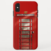 Coques Case-Mate iPhone Cabine téléphonique rouge britannique classique (Dos)
