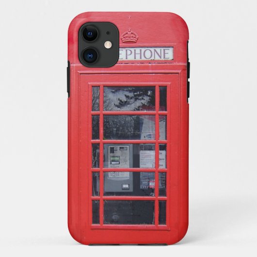 Coques Case-Mate iPhone Cabine téléphonique rouge de Londres (Dos)