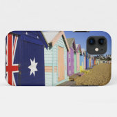 Coques Case-Mate iPhone Cabines de Bain, Plage de Middle Brighton, Port (Dos (Horizontal))