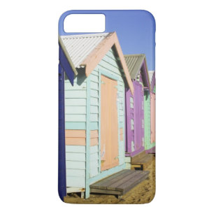 Coque iPhone 7 Plus Cabines de Bain, Plage de Middle Brighton, Port