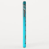 Coques Case-Mate iPhone CABINET JURIDIQUE JUSTICE, AVOCAT Monogramme bleu (Dos/Droite)