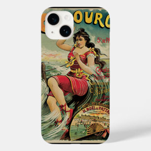 Coque Pour iPhone 14 Cabourg, France Station Balnéaire, Art de Voyage V