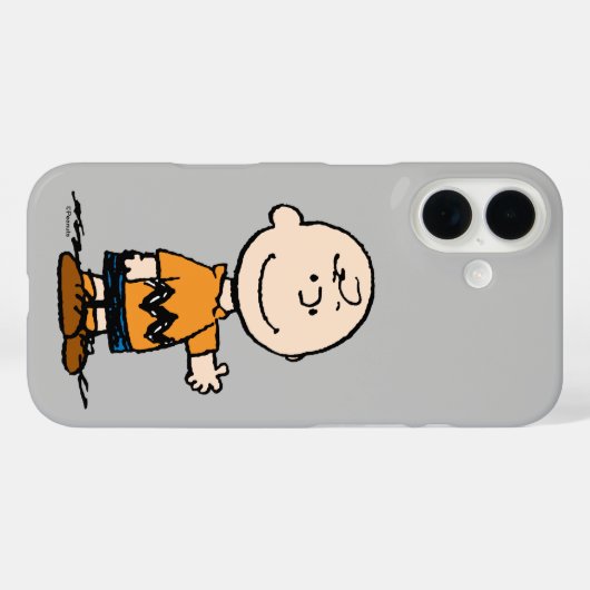 Coques Case-Mate iPhone cacahuètes | Charlie Brown (Verso (horizontal))
